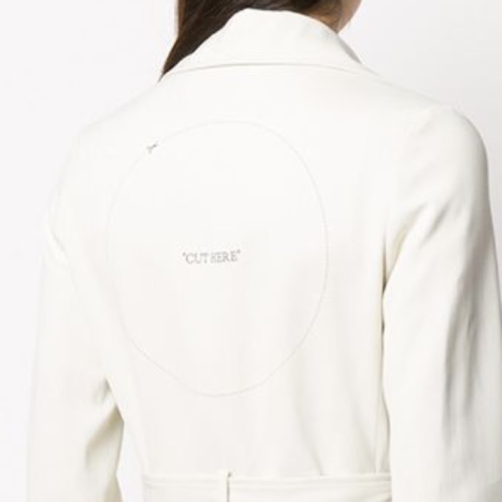 Off white long trench coat ❤️